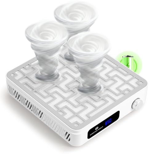 Extractor de polvo para uñas portátil y recargable miniatura 1