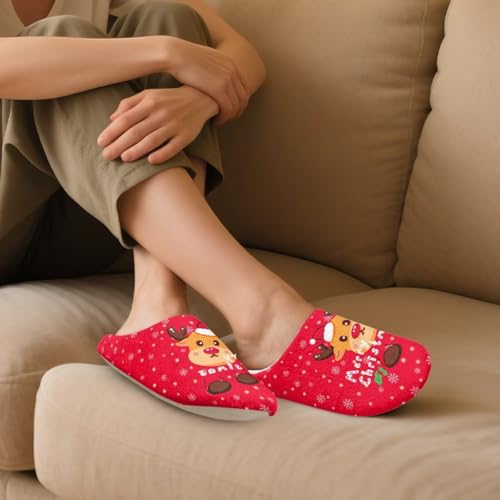 Fuzzy Slippers for Women Men Cozy Plush Fluffy House Shoes for Winter Home Bedroom Flat Slipper4