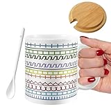 F*ck This Shit Tasse - 350ml Farbe Kaffeetasse mit Versteckter Botschaft, Versteckte Nachricht Kaffeetasse, Keramik Kaffeetasse für Kaffeeliebhaber mit Isoliertem Henkel für Kreatives Geschenk