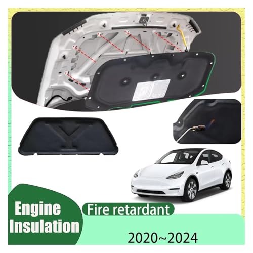 Isolation thermique capot Tesla Model Y contre la chaleur - 3