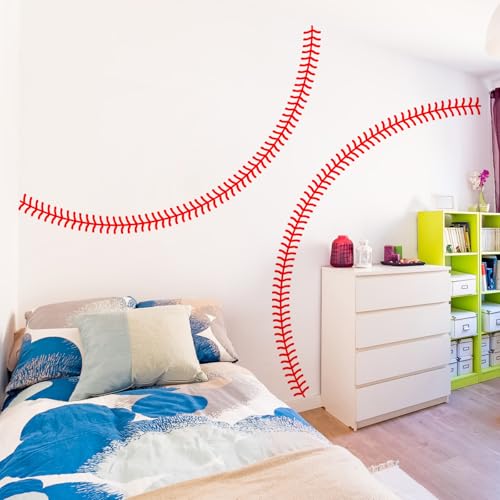 Vinilo decorativo béisbol gigante para pared y techo miniatura 4