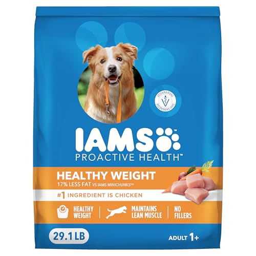 IAMS Proactive Health Healthy Weight Control Adult Dry Dog Food with Real Chicken, 29.1 lb. Bag