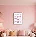 Redland Art Pink Bow Wall Art Framed Canvas 11.5x15 Inches Coquette Christian Scripture Quotes for Pink Bedroom & Bathroom, Inspirational Gift for Teen Girls, Dorm Room Decor, Aesthetic Bow Picture