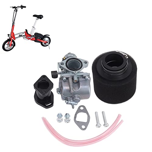 Kit de Filtro de Ar do Carburador, Conjunto de Parafusos de Filtro de Ar do Carburador ABS de Aço Al