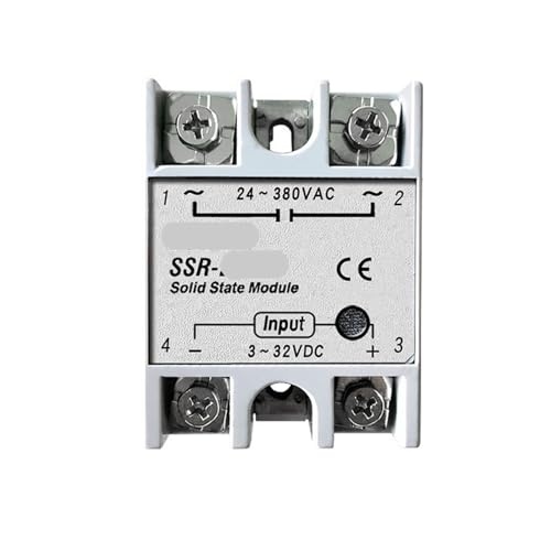 Relais à semi-conducteurs monophasé AC SSR-25DA 24-480VAC pour contrôle industriel de tension