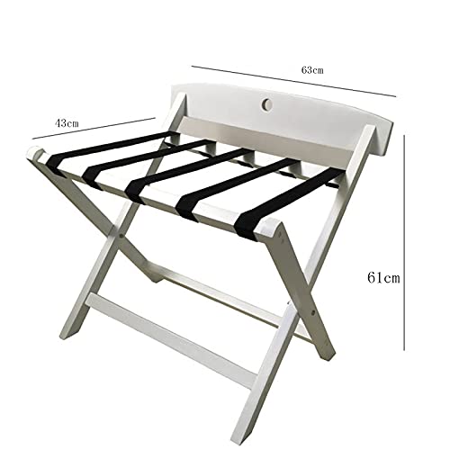 Porte-bagages aucun assemblage requis pliant bois rétro 61cm - 3