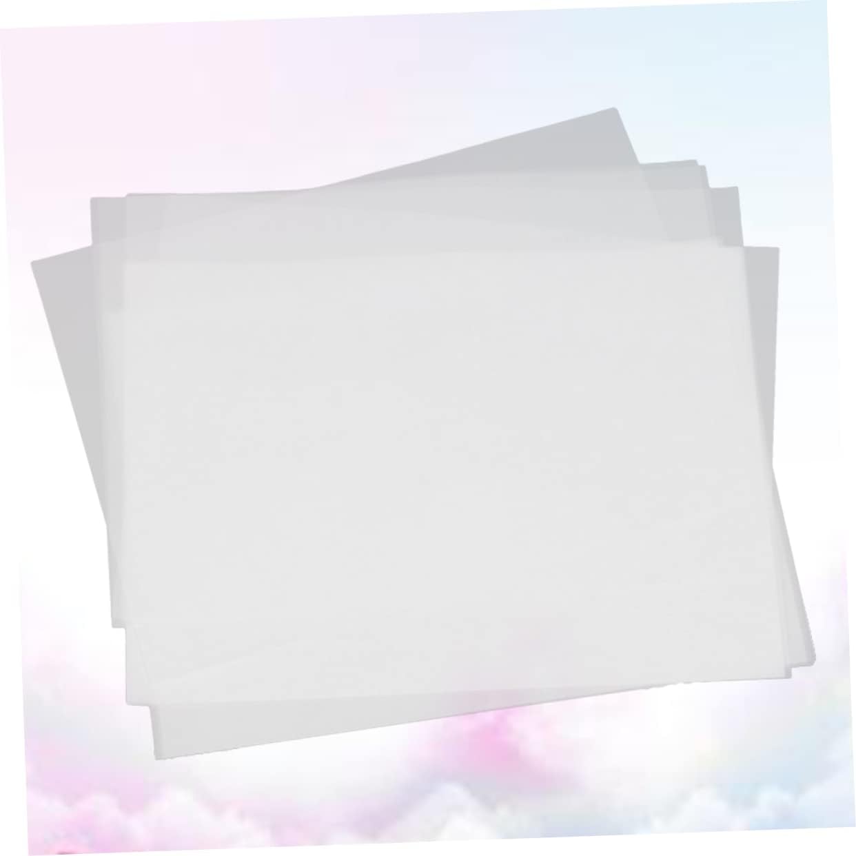 IWOWHERO 50pcs Tracing Paper Translucent for DIY Engineering Drawing Calligraphy Copy