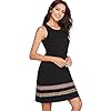Romwe-Womens-Summer-Boho-Sleeveless-Embroidered-Hem-Loose-Casual-Tank-Dress ROMWE Women's Summer Boho Sleeveless Embroidered Hem Cotton Loose Casual Tank Dress Black L