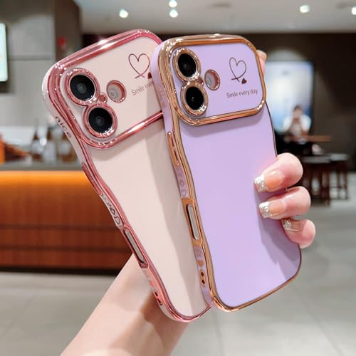 IDweel Luxury Cute Slim Durable for iPhone 17 for Women Girls, Purple - image 6