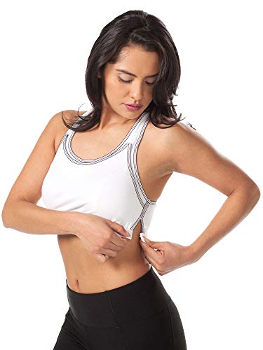 Leading Lady, The Sophie, Wireless Nursing Sports Bra, Low-Impact, Mesh Racerback, One Hand Nursing Clasps, Adjustable Sides