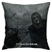 LIUDI Skyrim Pillow Hey You You're Finally Awake Sofa Couch Cushion Throw Pillow Cases 18x18 Inch Home Decorative Throw Pillow Covers