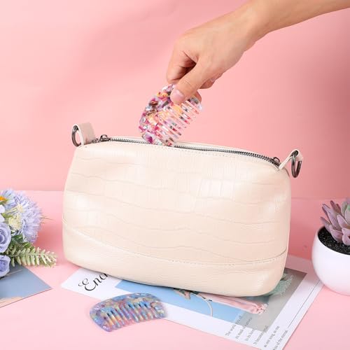Peine ancho de 2 piezas para cabello rizado y grueso miniatura 5