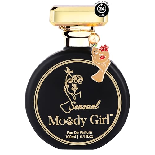 Image of Moody Girl Sensual Perfume for Women | Spicy Tonka Bean Fragrance | 24 Hrs Long Lasting Eau De Parfum with Myrrh | Valentine Gift | Solid Premium & Luxurious Perfume for Every Occasion - 100ml