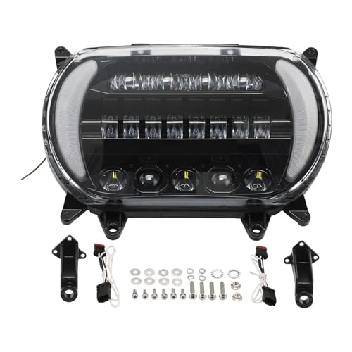 para Road para Glide 2015-2024 Faro LED para Motocicleta Lámpara Alta/Baja Luces De Señal De Giro Delanteros Faros Delanteros Motocicleta