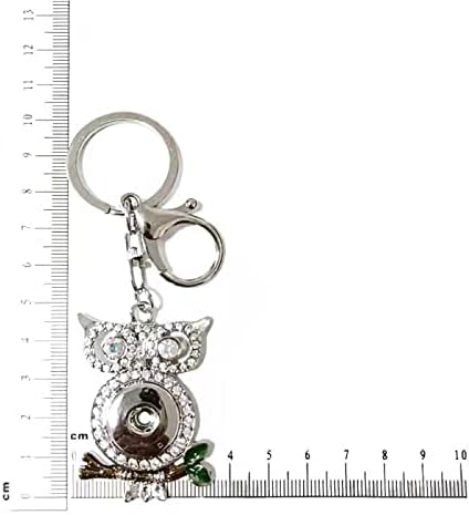 Miniatura 2 de Llavero de metal con forma de búho de la bandera de Nicaragua en 3D, decoración de bolsa de recuerdo, accesorios para regalo