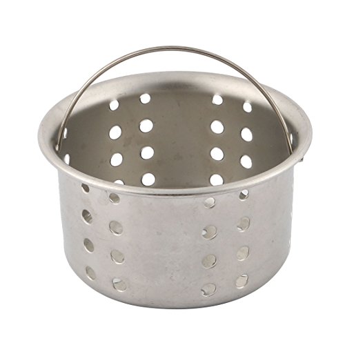 Colador para fregadero de acero inoxidable uxcell
