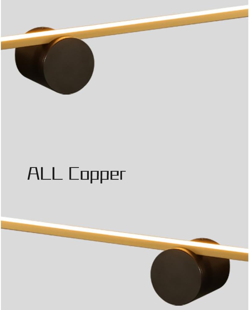 Modern Home Decoration Brass Mid Century Modern Linear Wall Lamp Black Antique Gold LED Wall Sconce Industrial Long Strip Bathroom Vanity Wall Light Fixtures Bar for Bedroom Bedside Kitchen