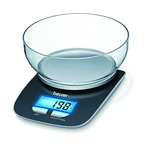 Beurer KS25 Digital Kitchen Scale with Bowl Cover