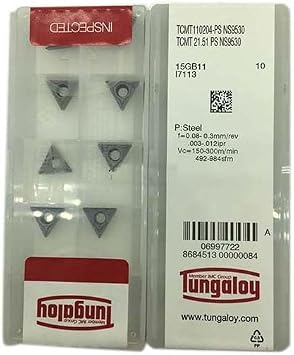 TUNGALOY 100% Original TCMT TCMT11 TCMT1102 TCMT110204 PS TCMT110204-PS NS9530 Turning Insert