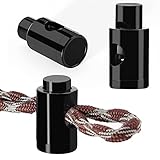 Heavy Duty Cord Locks - Single Hole Drawstring Stopper Fastener for No Tie Shoelaces and More