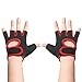 Luwint Kids Fingerless Workout Gloves - Anti-Slip Fitness Mitten for Children Cycling Yoga Weightlifting, 1 Pair