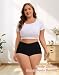 INNERSY Große Größen Damen Boxershorts Unterhosen,52-54,4 Klassisch Schwarz