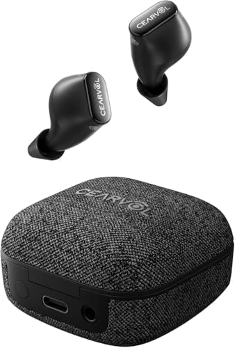 Cearvol Wave Lite Amplificador de Sonido para Personas Mayores con Bluetooth, Control Mediante App, Entrada AUX y Tecnología de Reducción de Ruido, Negro