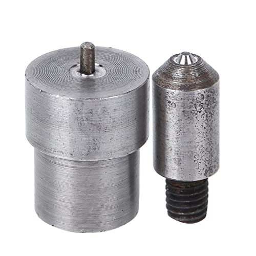 Pwshymi Molde de Ojeteador de Presión, Molde de Troquel de Ojal de Acero Herramienta de Sujeción de Ojales para Correa de Reloj (3mm)