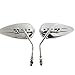 SMT-Chromed Aluminum Teardrop Mirror Compatible With Harley 1999â€“2003 Sportster 883 Deluxe XLH883 Motorcycle [B00XIRVK06]