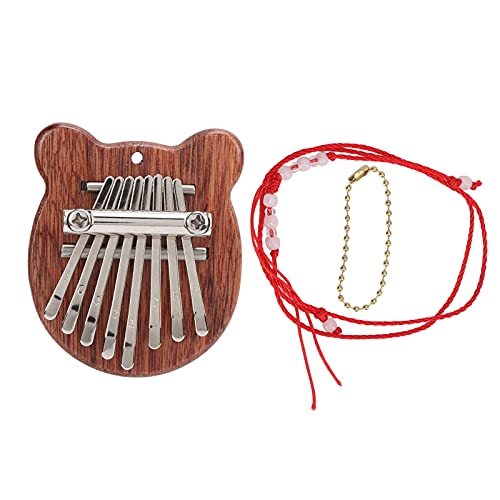 Mini Kalimba Pouce Piano 8 Touches En Bois Doigt Piano avec Lanière Ours Forme Mini Doigt Instrument Pendentif Jouet… - Les Beatles, Paul McCartney, John Lennon, RIngo Starr, George Harrison Mini Kalimba Pouce Piano 8 Touches En Bois Doigt Piano avec Lanière Ours Forme Mini Doigt Instrument Pendentif Jouet…