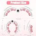 Vexnaro Cellulite Massagegerät Beine, Anti Cellulite Roller 14 Rollen Ring Massageroller mit Griff, 360° Bein Massage Roller für Oberschenkel, Lymphdrainage und Muskelentspannung Manuell