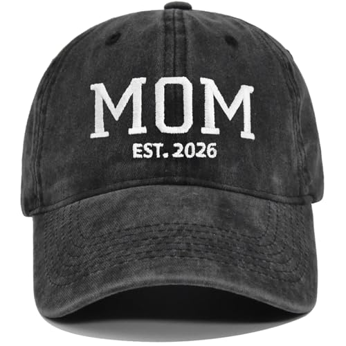 Mom Hat 2026 for Mothers Day or Birthday Gifts Mom Gifts for New Moms Adjustable Embroidered Baseball Caps for Women