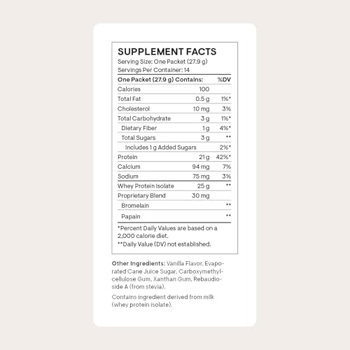 Image of THORNE Whey Protein Isolate, Balanced Amino Acids Profile, 14 Packets