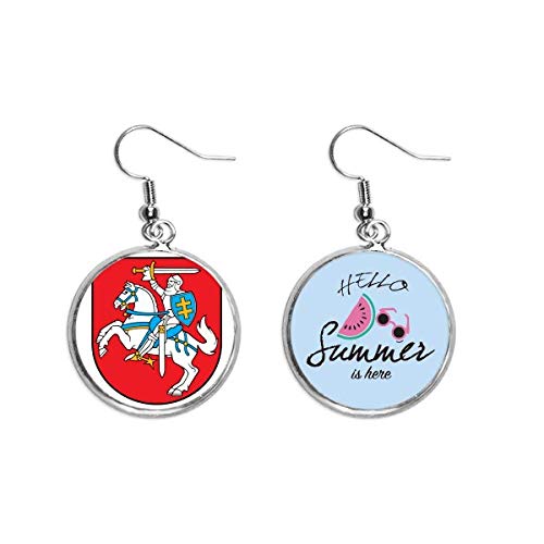 Pendientes de sandía lituanos un regalo original para el verano