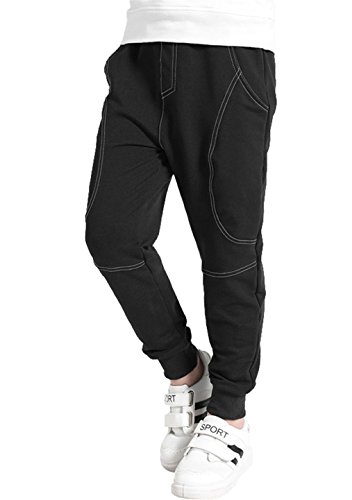 Rysly Boys Cotton Sweatpants Kids Casual Jogger Pants Tapered Ankle Pants3