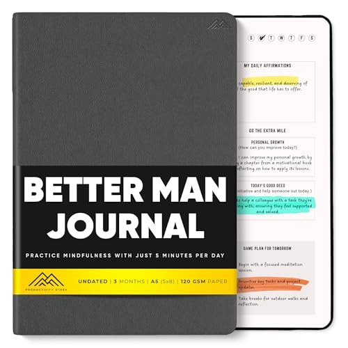 PRODUCTIVITY STORE Better Man Journal - Gratitude Journal – 5