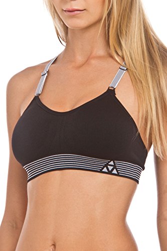 Balanced Tech Ultimate Performance Seamless Sports Bra - Black - X-Large