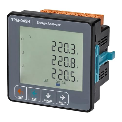Analyseur d'énergie TPM-04SH multimètre triphasé 3P 4W 1000A