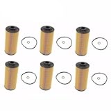 Replacement Set of 6 Oil Filters For BMW E202H01D34/11 42 7 510 717