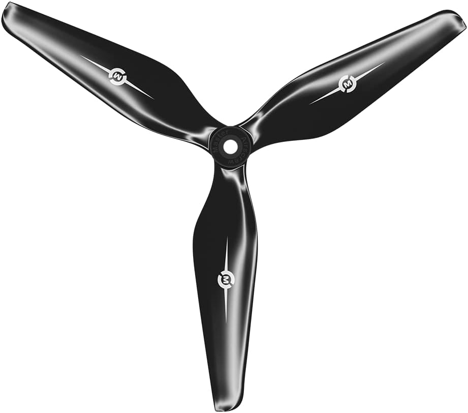 Master Airscrew Performance Multi-Rotor 7x3.7 3-blade Propeller - Black - Normal/Tractor/CCW - Cinelifter, Long Range FPV