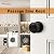 Probrico Door Knob, Interior Passage Door Knobs for Hall and Closet, Oil Rubbed Bronze, 10 Pack