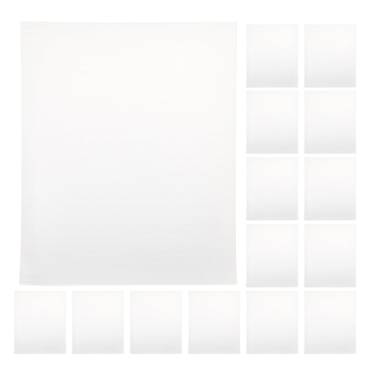 SUPVOX Schaumstoffverpackungsbeutel 300 Stück Verpackungsmaterial für Umzug und Transport 20X25cm Antistatisch Weiß für Empfindliche Waren
