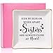 Spegiffu Sister Gifts Trinket Jewelry Dish- Side by side or miles apart, sisters are always close at heart, Sisters Birthday Gifts Mother's Day Valentines Christmas Gift for Sister from Sister
