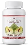Artischocken Kapseln Hochdosiert | 1200 mg pro Tagesdosis | 2,5% Cynarin | 120 Kapseln | vegan | Laborgeprüft | entwickelt von Ärzten | made in Germany | VITACONCEPT