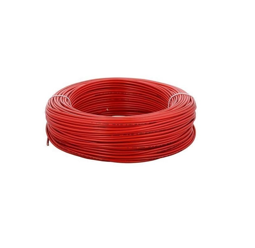 Single Core FR PVC Insulated Cable | Unsheathed Copper Conductor | 1 Sq mm 60 Meter | 14A Current Rating | Flexible Durable Safe Wiring for Domestic Industrial Electrical Installations (Red)-image-28