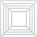 Ekena Millwork CMPP30X30RA Raven Architectural Grade PVC Pierced Urethane Ceiling Medallions 30"OD x 11"ID x 1"P