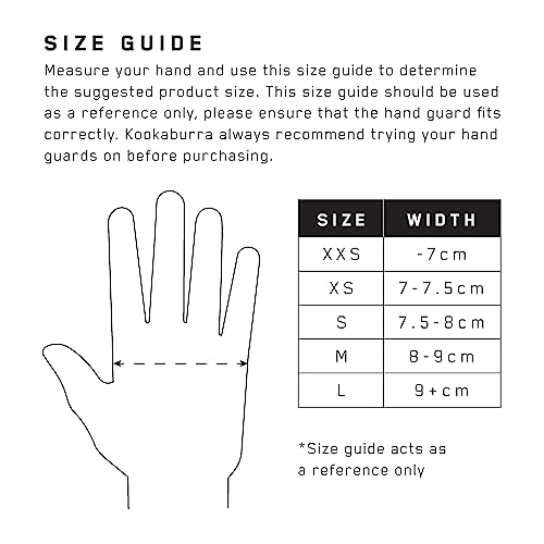 Kookaburra Siege Hockey Glove - Full Hand Protection, Rubberised Palm, Black - XS R/H, Xsmall Right Hand - Image 4