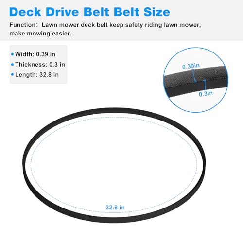 Lawn Mower Deck Belt Replacement Size