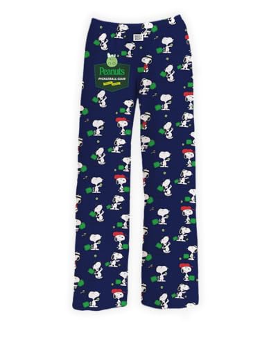 BRIEF INSANITY Snoopy Soft Pajama Pants, Comfortable Lounge Pants with Snoopy & Pickleball/RV Life/Party Designs4