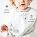 Tealbee Dreamsuit: Toddler Sleep Sack with Feet 12-18 months, 18-24 months - 1.2 TOG All Season Baby Wearable Blanket for Walkers - Rayon made from Bamboo, Organic Cotton Sleep Bag - Love Milk